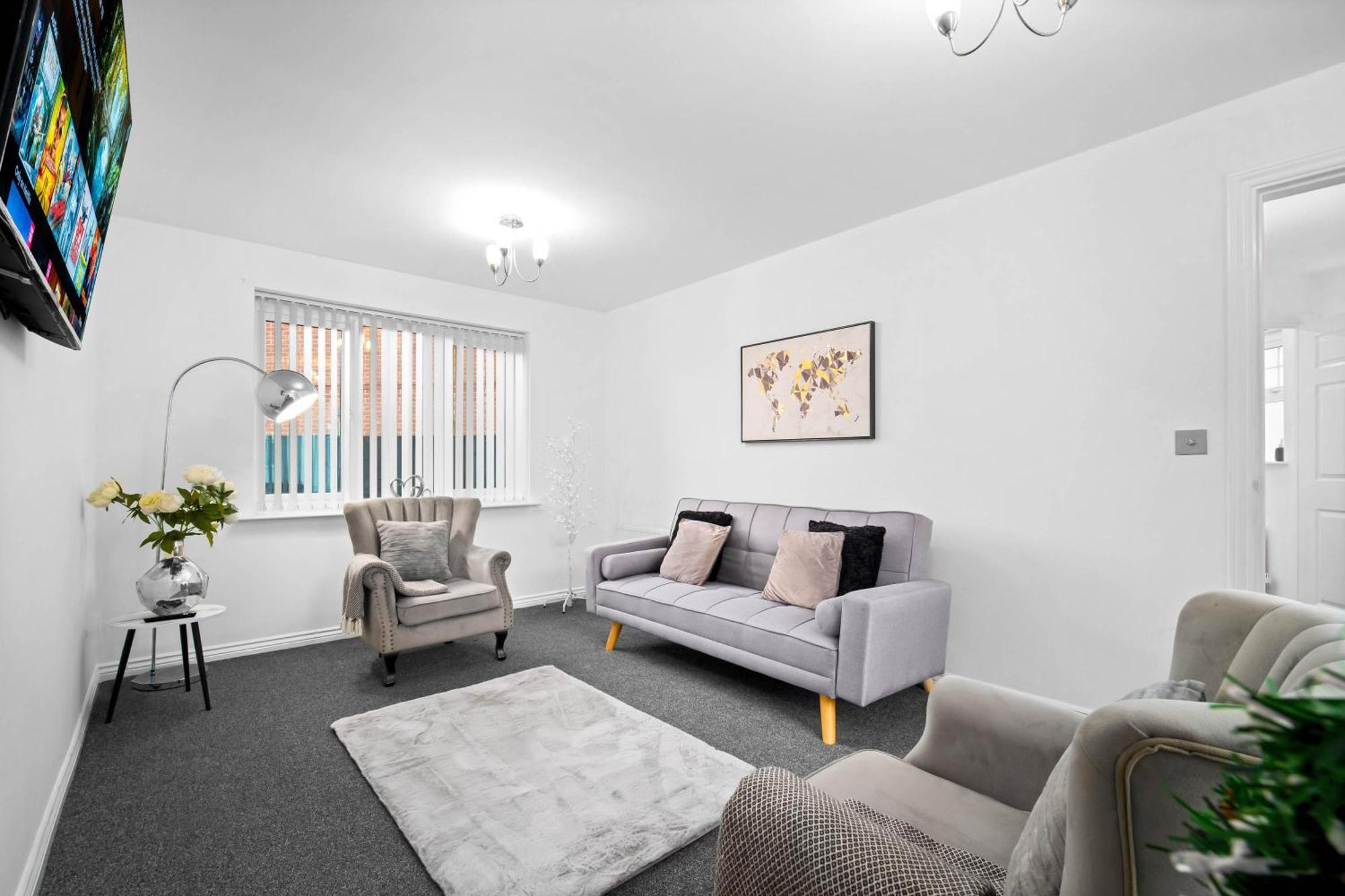 Harmony House 3 Bedroom New Build For Families, Contractors, Black Country Museum Sleeps 6 تيبتون المظهر الخارجي الصورة